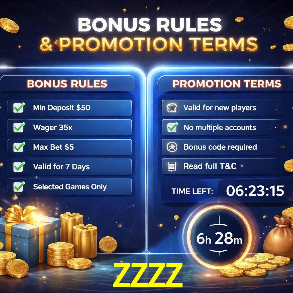 Reglas de promoción ZZZZ y condiciones de bonos explicadas visualmente